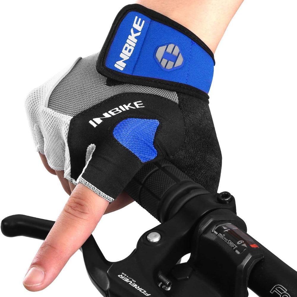3D Gel Padded Cycling Gloves Breathable Half Finger Grip Gloves