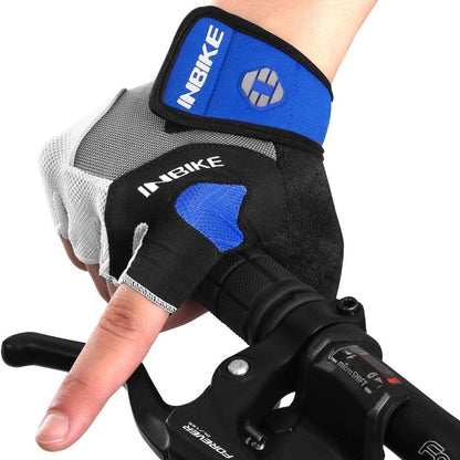 3D Gel Padded Cycling Gloves Breathable Half Finger Grip Gloves