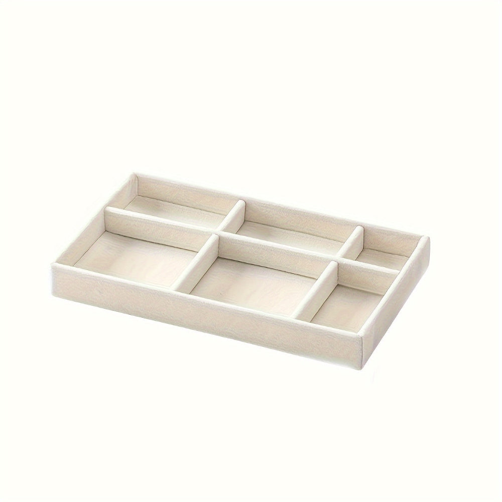 Ensemble de 4 plateaux organisateurs pour bijoux, rangement dans un tiroir et présentation
