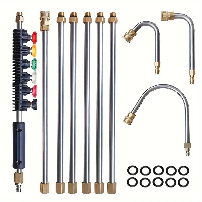 4000 PSI Telescoping Pressure Washer Wand Kit for High Reach Cleaning