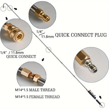 4000 PSI Telescoping Pressure Washer Wand Kit for High Reach Cleaning