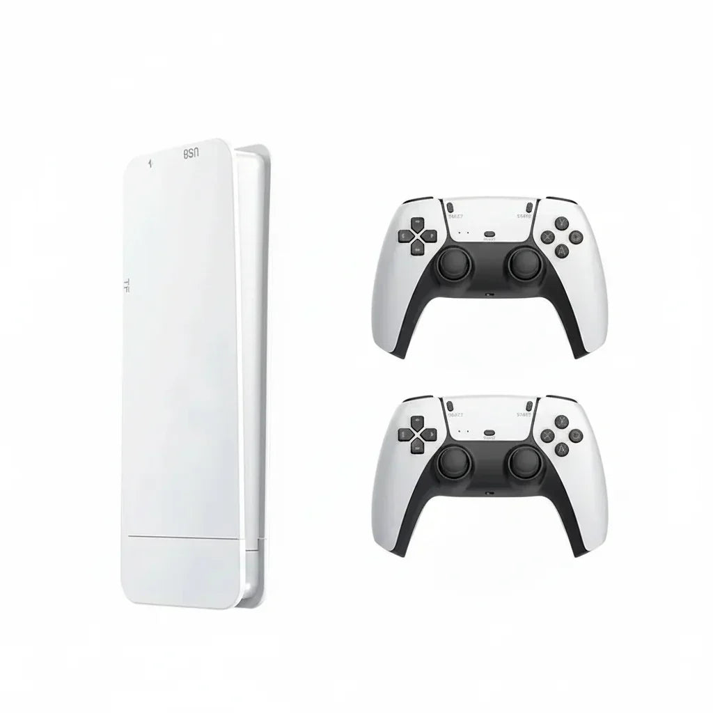 4K Retro Game Console Stick with Wireless Controllers