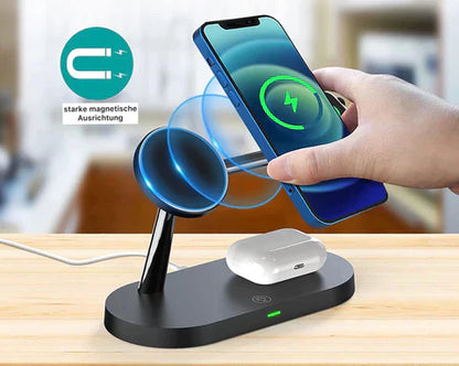 5 In 1 Wireless Charging Station Multi Device Charger with Ambient Light