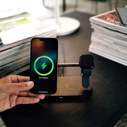 5 In 1 Wireless Charging Station Multi Device Charger with Ambient Light