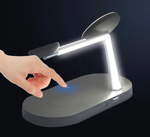5 In 1 Wireless Charging Station Multi Device Charger with Ambient Light