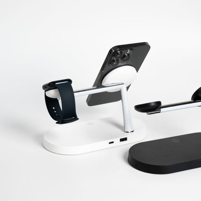 5 In 1 Wireless Charging Station Multi Device Charger with Ambient Light