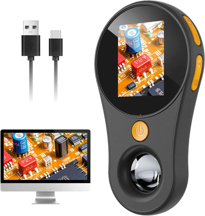 500X Digital Pocket Microscope with HD IPS Display