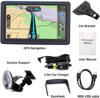 7" GPS Navigation System – 2026 Upgraded Sat Nav for Cars & Trucks
