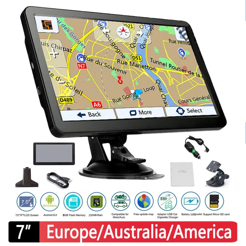 7 Inch Multi Mode GPS Navigation System for Truck Car and Van