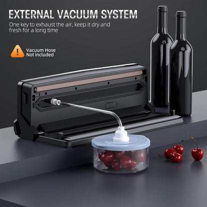8 in 1 Vacuum Sealer Food Saver Machine with Built In Cutter for Fresh Storage