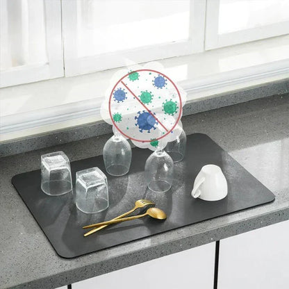 Absorbent Kitchen Drip Mat for Countertops