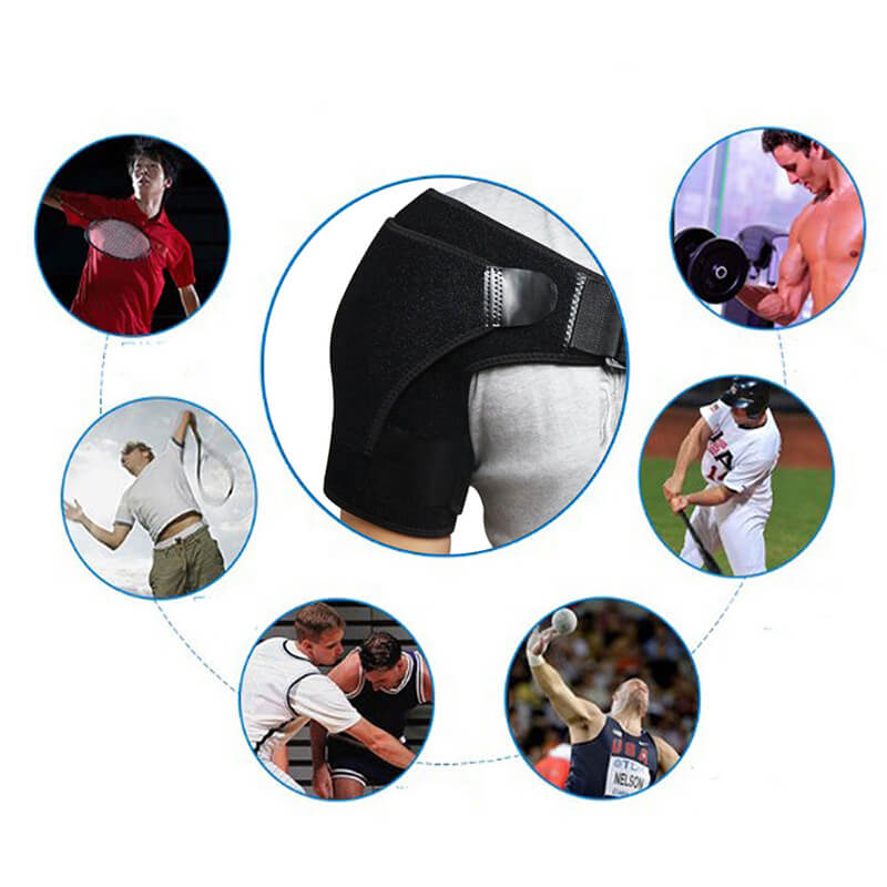 Adjustable Compression Shoulder Brace with Breathable Neoprene Blend