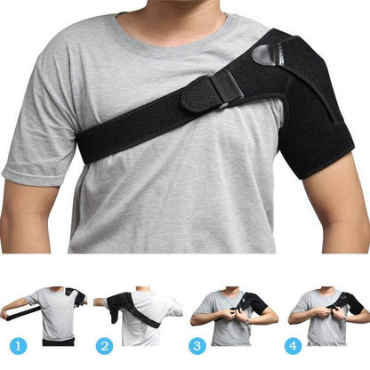 Adjustable Compression Shoulder Brace with Breathable Neoprene Blend