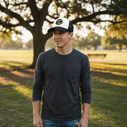 Verstellbare Mesh-Trucker-Baseballkappe