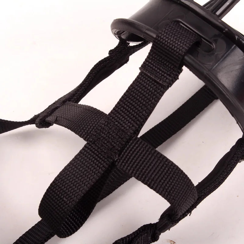 Adjustable Silicone Dog Muzzle with Flexible Straps