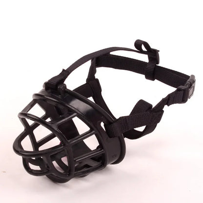 Adjustable Silicone Dog Muzzle with Flexible Straps