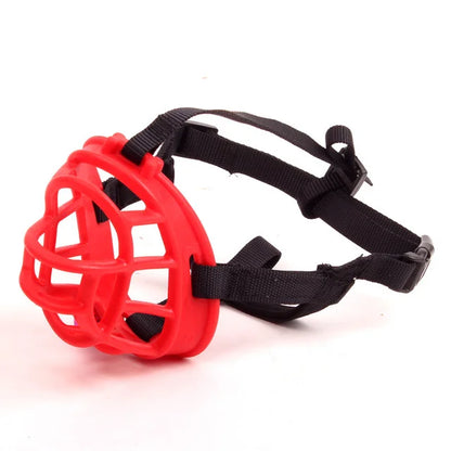 Adjustable Silicone Dog Muzzle with Flexible Straps