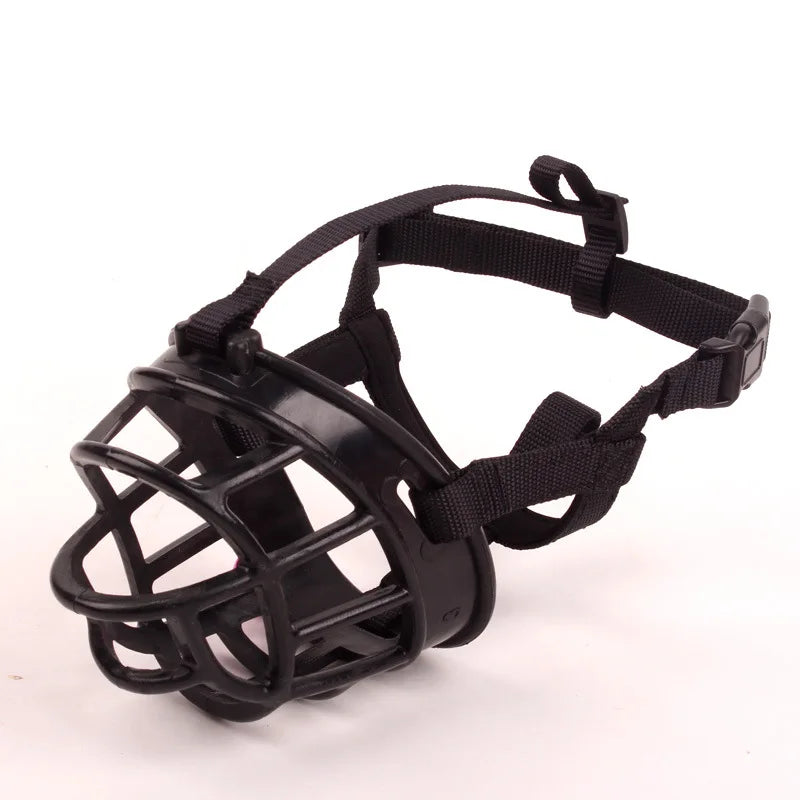 Adjustable Silicone Dog Muzzle with Flexible Straps