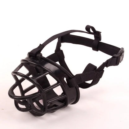 Adjustable Silicone Dog Muzzle with Flexible Straps