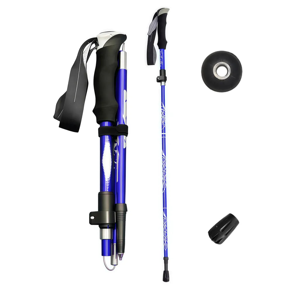 Adjustable Telescopic Hiking Poles Lightweight Durable Trekking Sticks