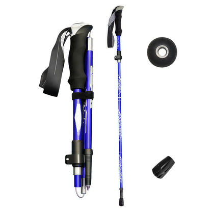 Adjustable Telescopic Hiking Poles Lightweight Durable Trekking Sticks