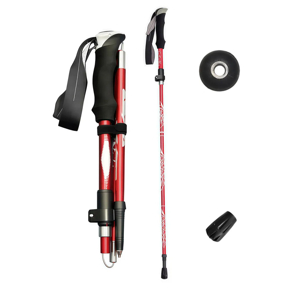 Adjustable Telescopic Hiking Poles Lightweight Durable Trekking Sticks