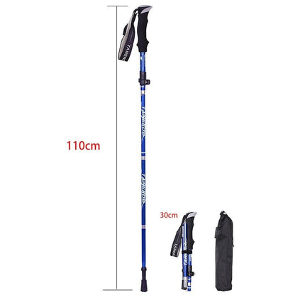 Adjustable Telescopic Hiking Poles Lightweight Durable Trekking Sticks