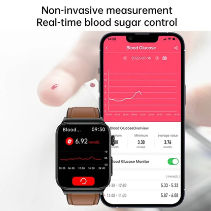 Advanced Health Monitoring Smartwatch with ECG Tracking