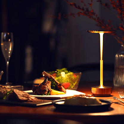 AmiGlow Rechargeable Wireless LED Table Lamp with Touch Brightness Control
