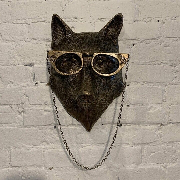 Animal Head Wall Decor Stylish Playful Resin Wall Art