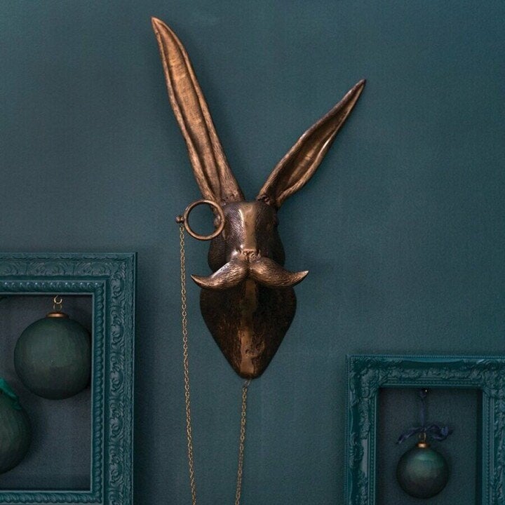 Animal Head Wall Decor Stylish Playful Resin Wall Art