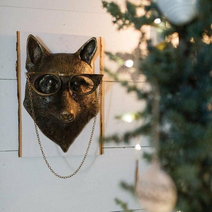 Animal Head Wall Decor Stylish Playful Resin Wall Art
