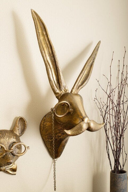 Animal Head Wall Decor Stylish Playful Resin Wall Art