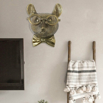 Animal Head Wall Decor Stylish Playful Resin Wall Art