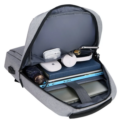 Anti Theft Backpack with USB Charging and RFID Protection