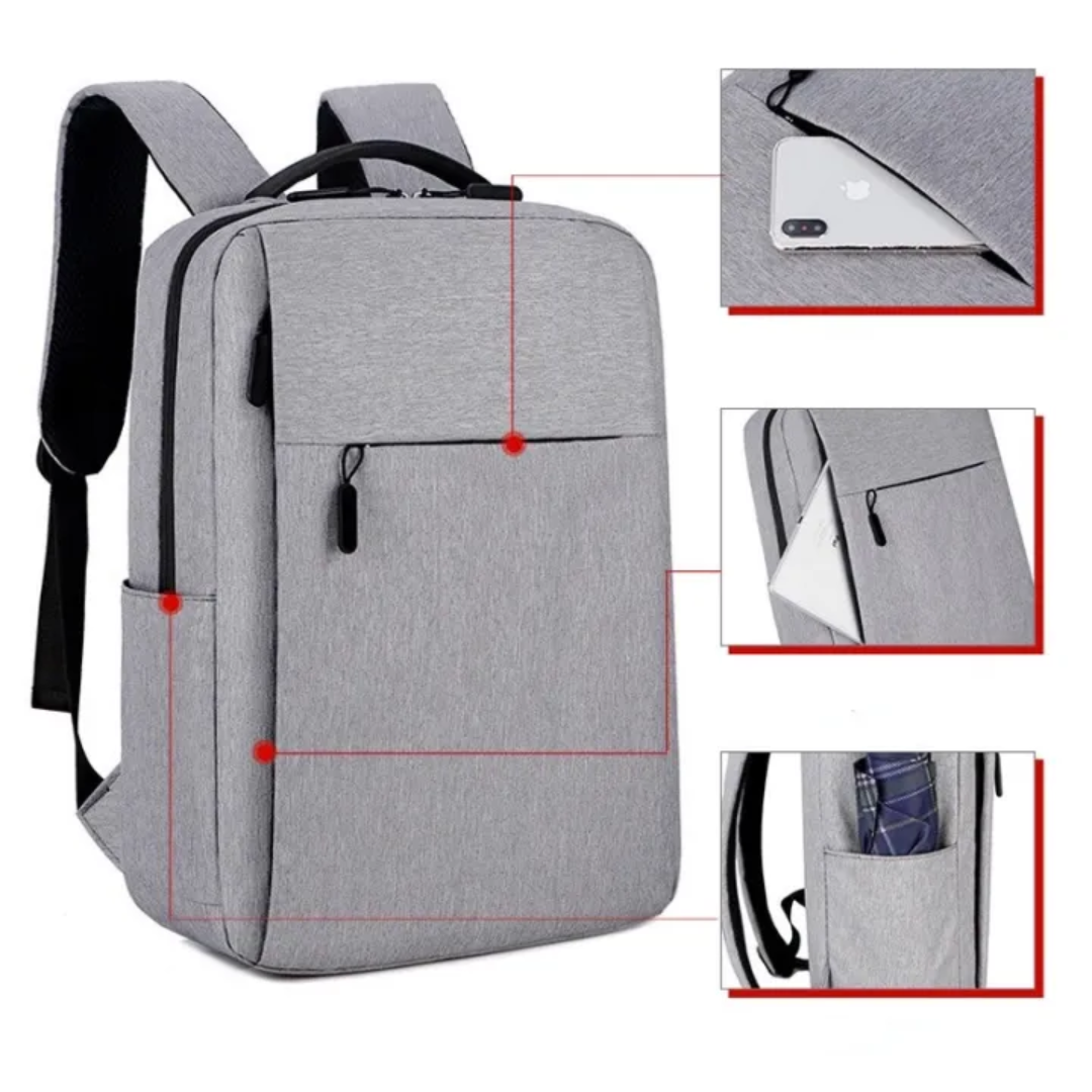 Anti Theft Backpack with USB Charging and RFID Protection