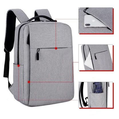 Anti Theft Backpack with USB Charging and RFID Protection