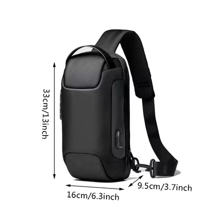 Anti Theft Crossbody Bag with USB Charging Port