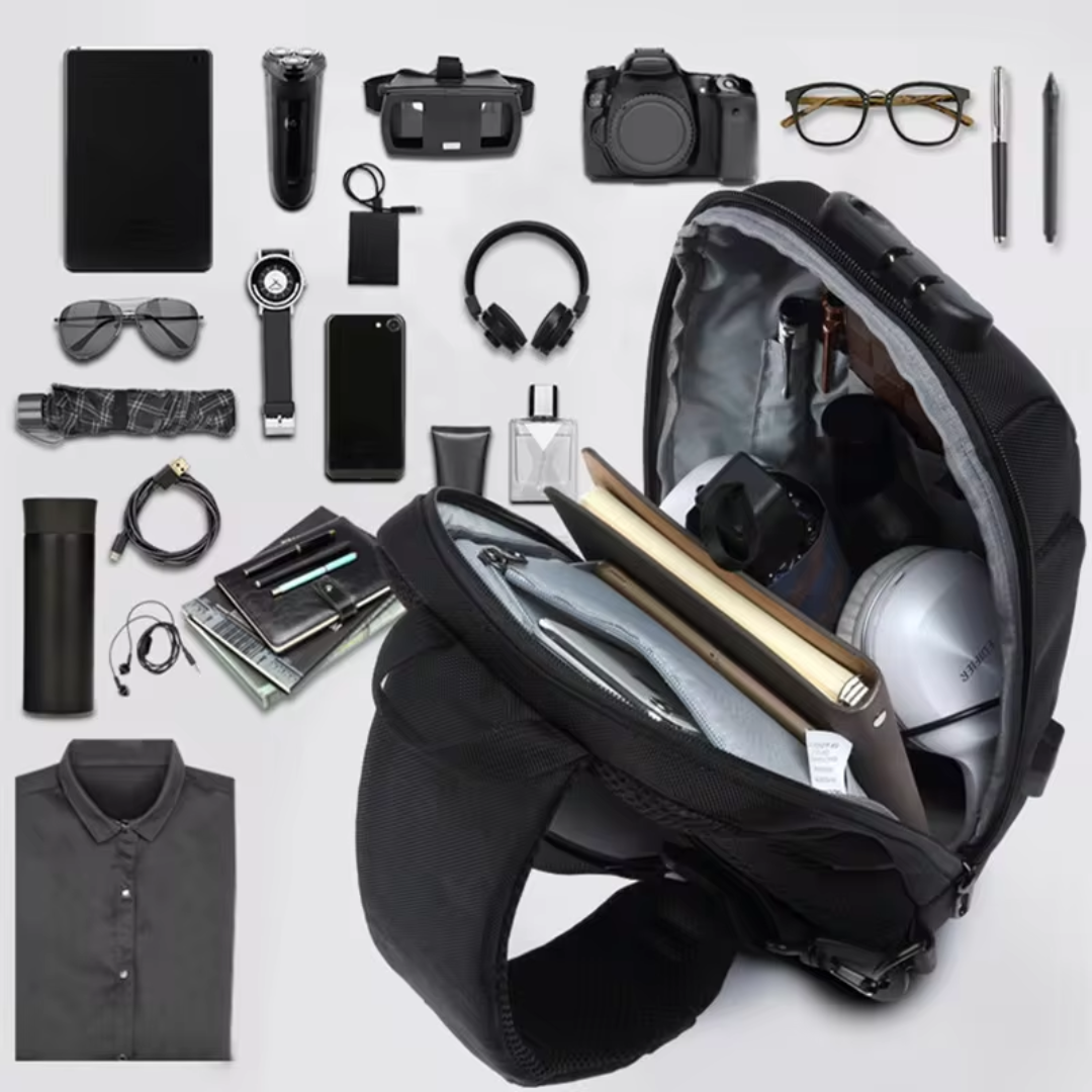 Anti Theft Crossbody Bag with USB Charging Port