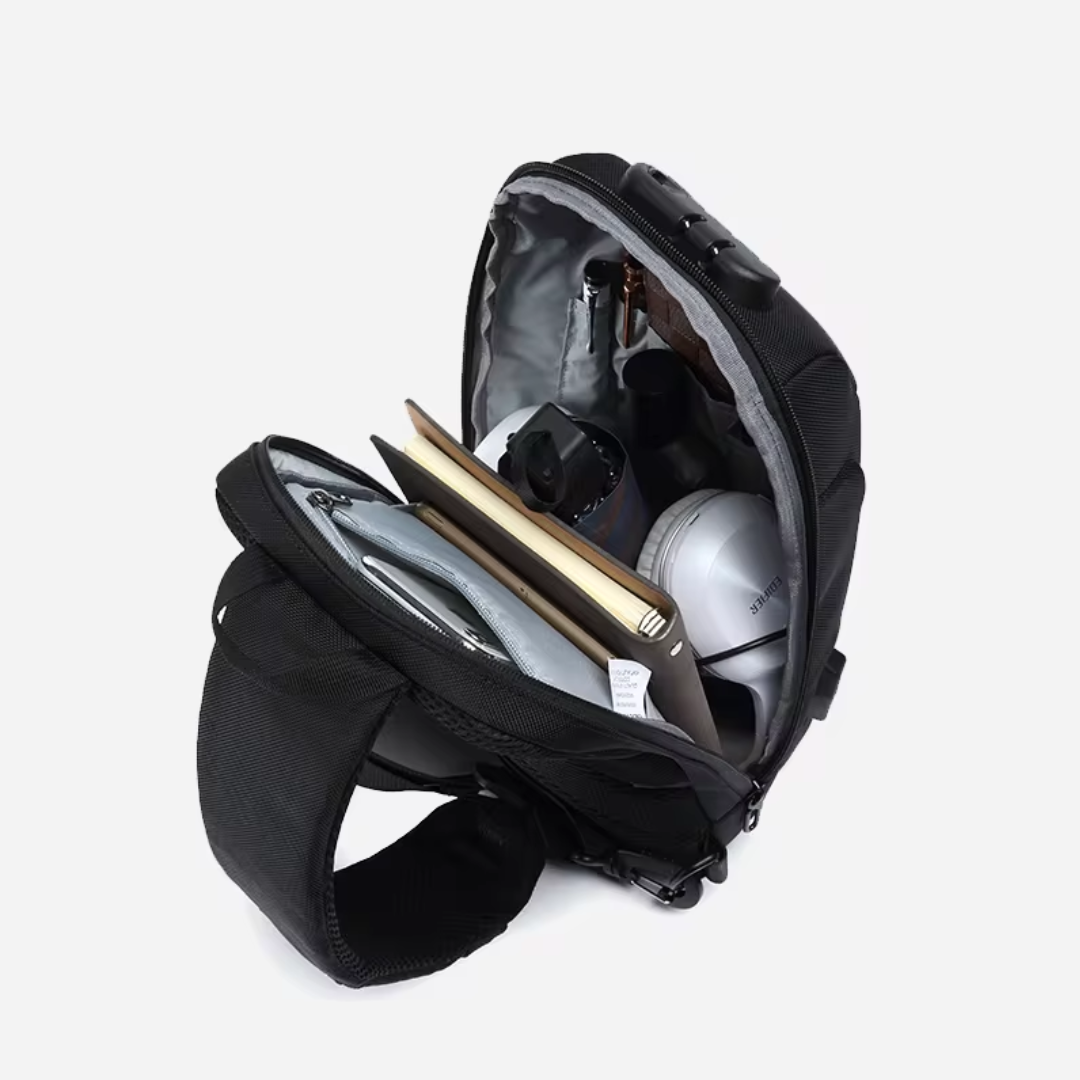 Anti Theft Crossbody Bag with USB Charging Port