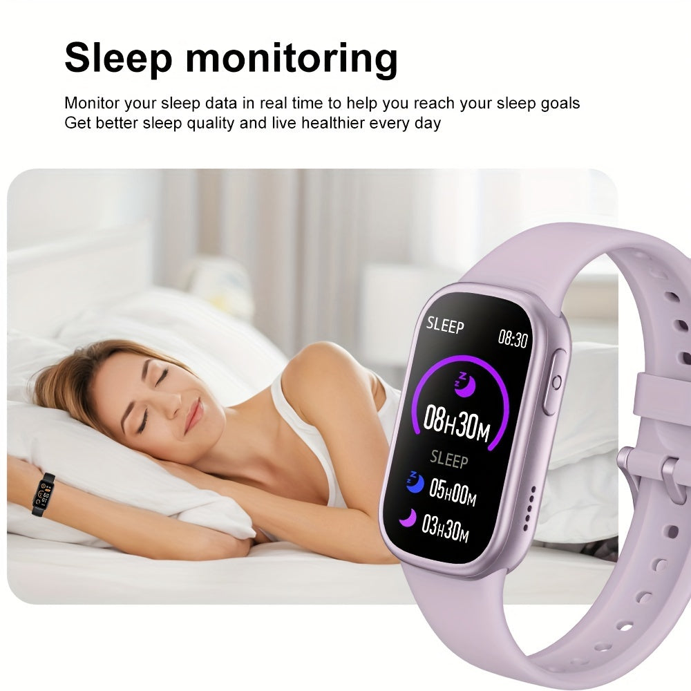 AquaFit Waterproof Smartwatch Fitness Tracker with Long Battery