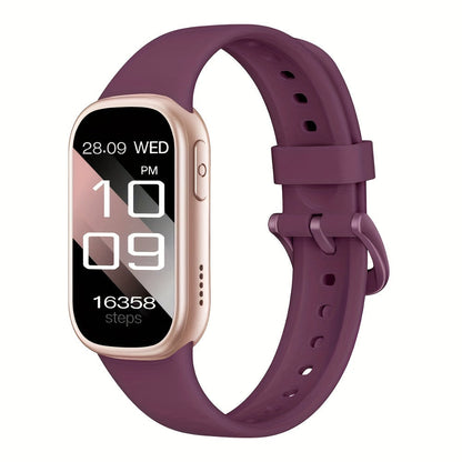 AquaFit Waterproof Smartwatch Fitness Tracker with Long Battery