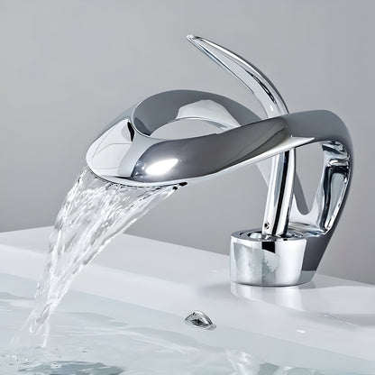 AquaGleam Minimalist Bathroom Basin Tap Single Handle Faucet