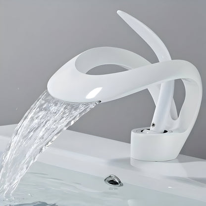 AquaGleam Minimalist Bathroom Basin Tap Single Handle Faucet