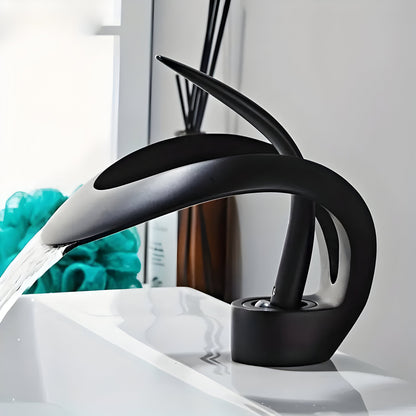 AquaGleam Minimalist Bathroom Basin Tap Single Handle Faucet