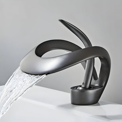 AquaGleam Minimalist Bathroom Basin Tap Single Handle Faucet