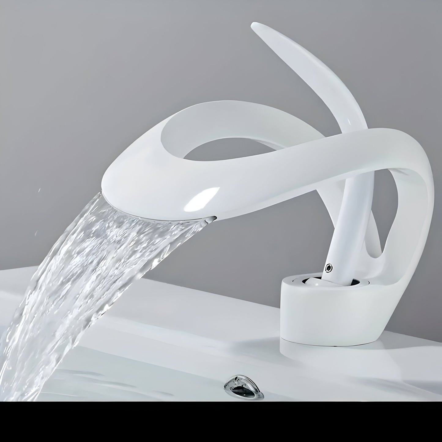AquaGleam Minimalist Bathroom Basin Tap Single Handle Faucet
