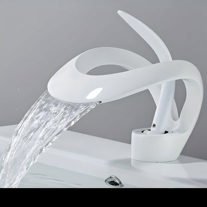 AquaGleam Minimalist Bathroom Basin Tap Single Handle Faucet