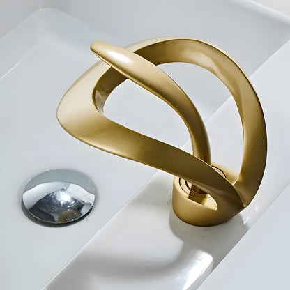 AquaGleam Minimalist Bathroom Basin Tap Single Handle Faucet