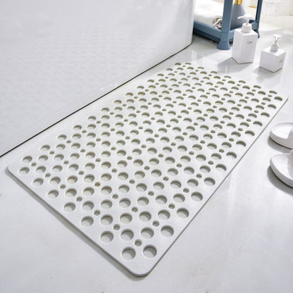 AquaGuard Non Slip Shower Mat with Strong Grip and Quick Drain Design